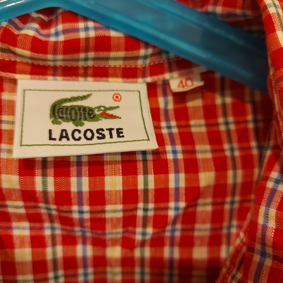 ❣️Boys Lacoste long-sleeve shirt size 10-12 (#605) - Picture 5 of 10